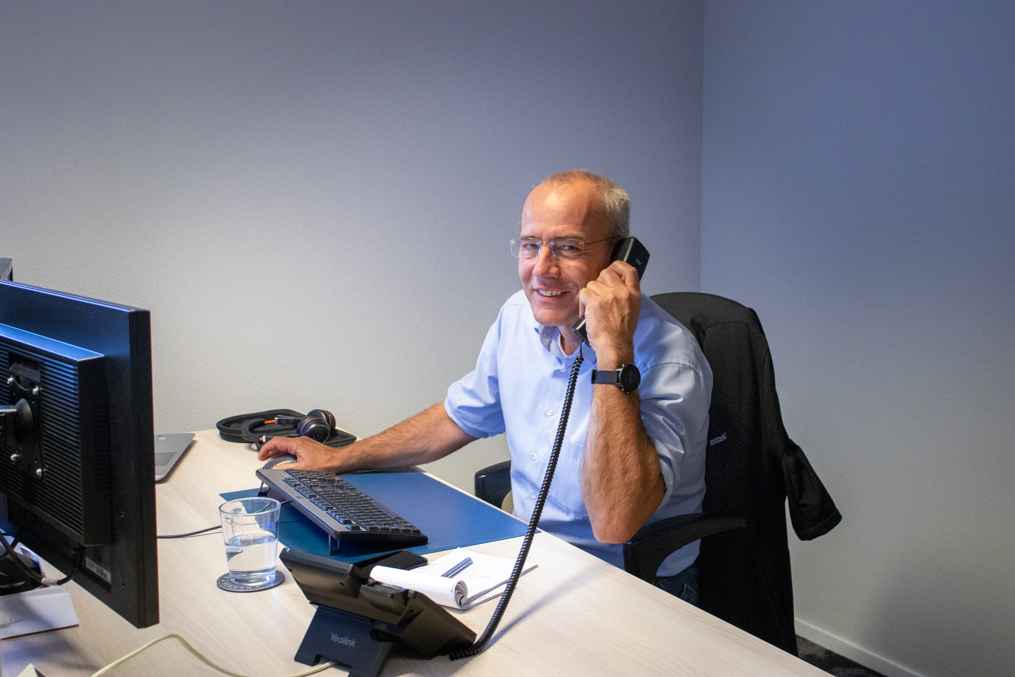 Realtime bezoekersregistratie bij de receptie